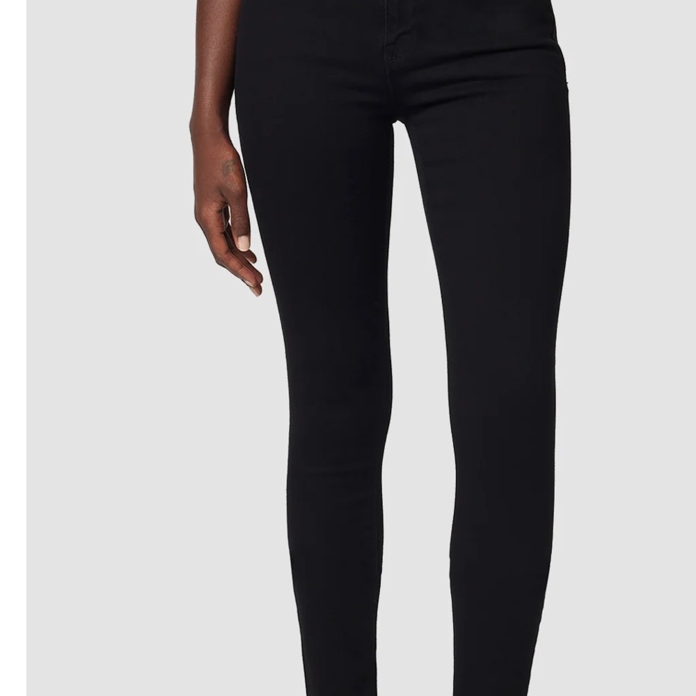 Hudson Like New Barbara Super Skinny Jean in Black